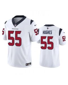 Men's Houston Texans #55 Jerry Hughes White 2023 F.U.S.E Vapor Untouchable Stitched Football Jersey