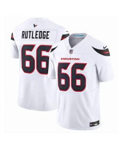 Men's Houston Texans #66 Keylan Rutledge White 2026 NFL Draft Vapor F.U.S.E. Limited Jersey (White)