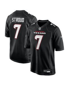 Men's Houston Texans #7 C.J. Stroud Carbon Black Fashion Jersey (Black)