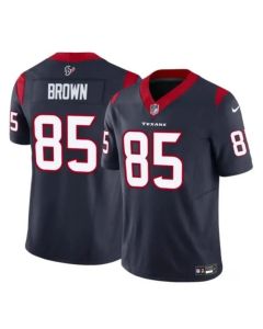 Men's Houston Texans #85 Noah Brown Navy 2023 F.U.S.E Vapor Untouchable Stitched Football Jersey