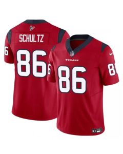 Men's Houston Texans #86 Dalton Schultz Red 2023 F.U.S.E Vapor Untouchable Stitched Football Jersey