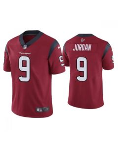 Men's Houston Texans #9 Brevin Jordan Red Vapor Untouchable Limited Stitched Jersey