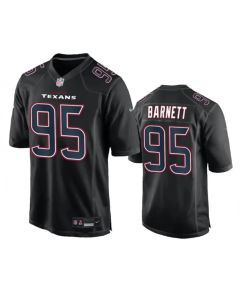 Men's Houston Texans #95 Derek Barnett Black Fashion Vapor Untouchable Limited Stitched Football Jersey