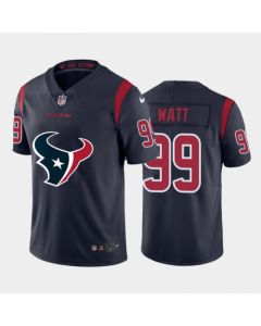 Men's Houston Texans #99 J.J. Watt Navy 2020 Team Big Logo Limited Stitched Jersey