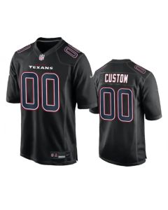 Men's Houston Texans Active Player Custom Black Fashion Vapor Untouchable Limited Stitched Football Jersey