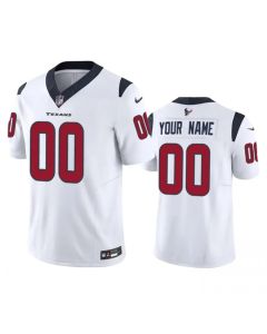 Men's Houston Texans Active Player Custom White 2023 F.U.S.E Vapor Untouchable Stitched Football Jersey