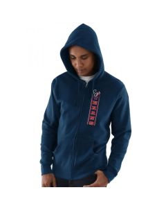 Men's Houston Texans Navy Hook and Ladder Full-Zip NFL Hoodie