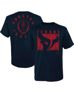 Men's Houston Texans Navy Preschool Liquid Camo Logo T-Shirt