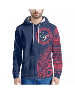 Men's Houston Texans Navy/Red Hoodie