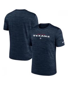 Men's Houston Texans Navy Velocity Performance T-Shirt