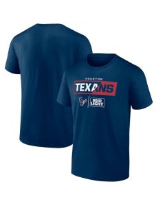 Men's Houston Texans Navy x Bud Light T-Shirt