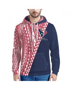 Men's Houston Texans Red/Navy Hoodie
