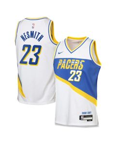 Men's Indiana Pacers #23 Aaron Nesmith White 2025/26 City Edition Swingman Jersey
