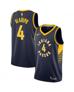 Men's Indiana Pacers #4 Victor Oladipo Navy Stitched Jersey