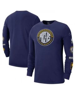 Men's Indiana Pacers Navy 2022/23 City Edition Essential Expressive Long Sleeve T-Shirt