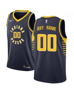 Men's Indiana Pacers Navy Custom Jersey