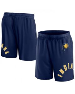 Men's Indiana Pacers Navy Free Throw Mesh Shorts