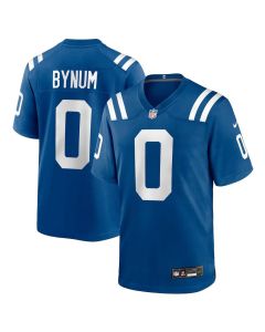 Men's Indianapolis Colts #0 Camryn Bynum Royal Team Game Jersey (Royal)