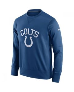 Men's Indianapolis Colts 2019 Royal Sideline Circuit Performance Sweatshirt