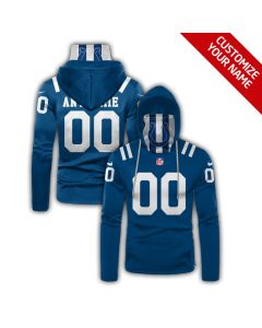 Men's Indianapolis Colts 2020 Blue Customize Hoodie Mask