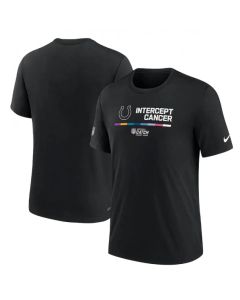 Men's Indianapolis Colts 2022 Black Crucial Catch Performance T-Shirt