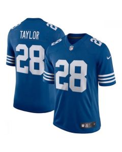 Men's Indianapolis Colts #28 Jonathan Taylor Royal 2021 Limited Stitched Jersey