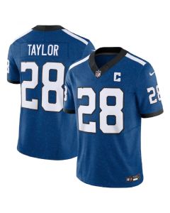 Men's Indianapolis Colts #28 Jonathan Taylor Royal 2023 F.U.S.E. Indiana Nights Limited Stitched Football Jersey