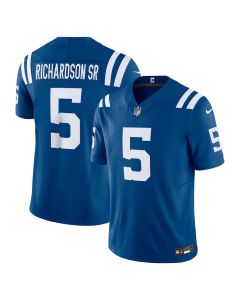 Men's Indianapolis Colts #5 Anthony Richardson Sr. Royal Vapor F.U.S.E. Limited Jersey