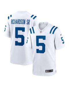 Men's Indianapolis Colts #5 Anthony Richardson Sr. White Game Jersey