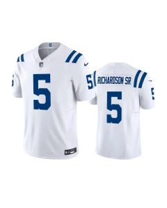 Men's Indianapolis Colts #5 Anthony Richardson White 2023 F.U.S.E Vapor Untouchable Stitched Football Jersey