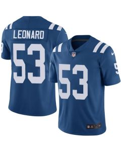 Men's Indianapolis Colts #53 Darius Leonard Royal Blue Vapor Untouchable Limited Stitched NFL Jersey