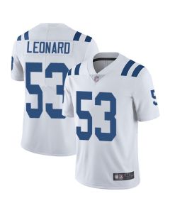 Men's Indianapolis Colts #53 Darius Leonard White Vapor Untouchable Limited Stitched NFL Jersey
