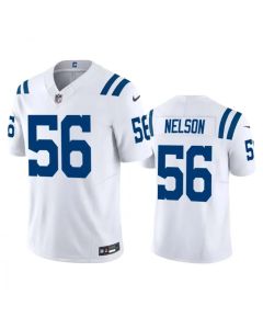 Men's Indianapolis Colts #56 Quenton Nelson White 2023 F.U.S.E Vapor Untouchable Stitched Football Jersey