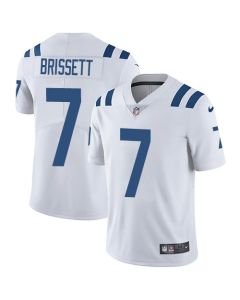 Men's Indianapolis Colts #7 Jacoby Brissett White Vapor Untouchable Limited Stitched NFL Jersey