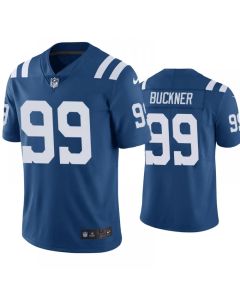 Men's Indianapolis Colts #99 DeForest Buckner Blue Vapor Untouchable Limited Stitched Jersey