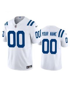 Men's Indianapolis Colts Active Player Custom White 2023 F.U.S.E Vapor Untouchable Stitched Football Jersey