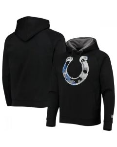 Men's Indianapolis Colts Black Pullover Hoodie