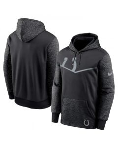 Men's Indianapolis Colts Black Reflective Therma Hoodie