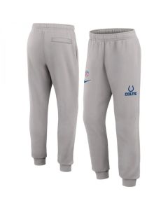 Men's Indianapolis Colts Grey Chop Block Fleece Sweatpants