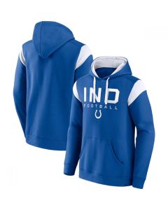 Men's Indianapolis Colts Royal Call The Shot Pullover Hoodie