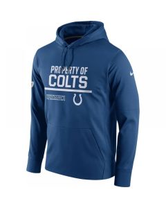 Men's Indianapolis Colts Royal Circuit Property Of Performance Pullover Hoodie