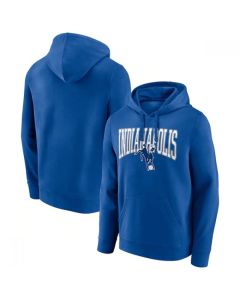 Men's Indianapolis Colts Royal Gridiron Classics Campus Standard Pullover Hoodie