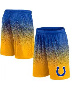 Men's Indianapolis Colts Royal/Yellow Ombre Shorts
