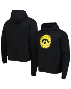 Men's Iowa Hawkeyes Black Basketball Pullover Hoodie