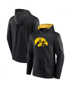 Men's Iowa Hawkeyes Black On The Ball Pullover Hoodie