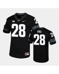 Men's Iowa State Cyclones #28 Breece Hall Black Stitched Game Jersey