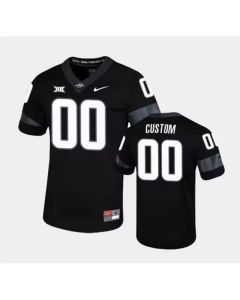 Men's Iowa State Cyclones Active Player Custom Black Stitched Game Jersey