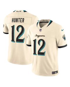 Men's Jacksonville Jaguars #12 Travis Hunter Cream 2026 Rivalries Collection Vapor F.U.S.E. Limited Jersey