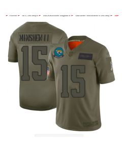 Men's Jacksonville Jaguars #15 Gardner Minshew II 2019 Camo Salute To Service Limited Stitched NFL Jersey