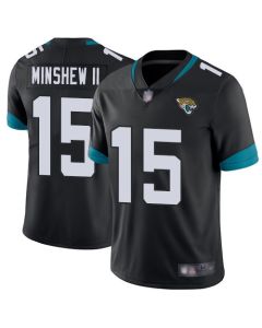 Men's Jacksonville Jaguars #15 Gardner Minshew II Black Vapor Untouchable Limited Stitched NFL Jersey